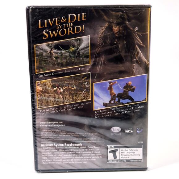 Disney Pirates Of The Caribbean At Worlds End PC DVD-ROM Video Game Windows New - Picture 2 of 2
